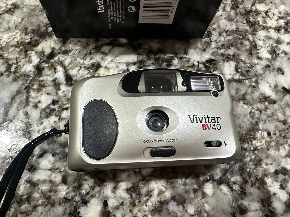 Vintage Vivitar BV40 35mm Camera With Box And Original Packaging