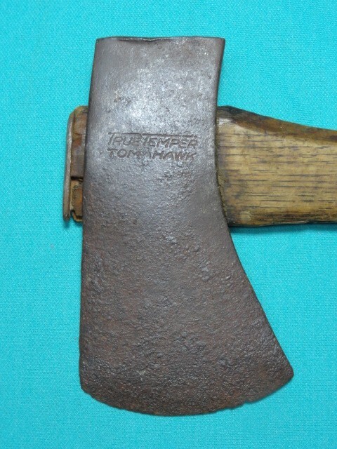 True Temper Tomahawk Hatchet Axe w/ Original Handle Belt Camp Trapping Ax No. TH