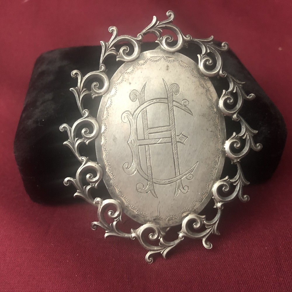 Victorian Sterling Ladies Belt Buckle 🌹