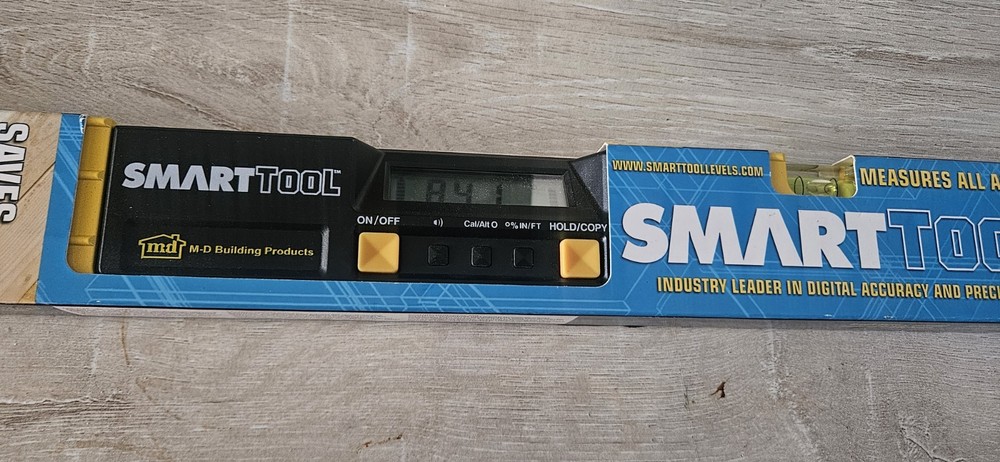 M-D Building Products SMARTTOOL Digital Level Yellow/Black, Digital Display, MP…