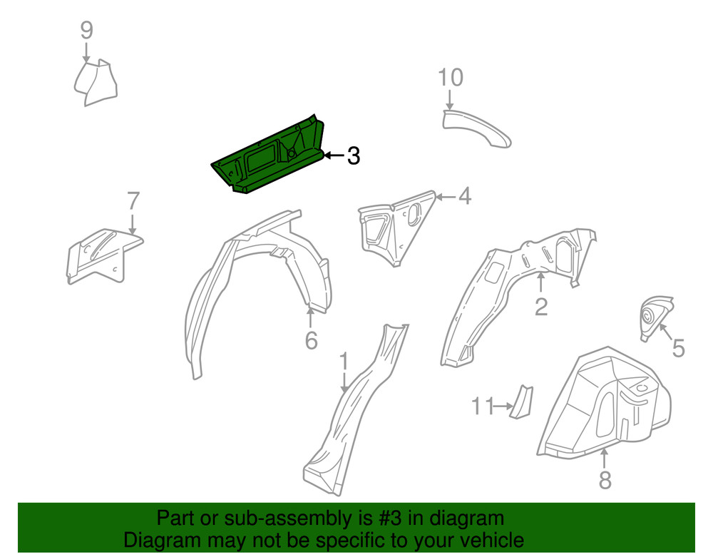 Genuine GM Filler Panel 25755257