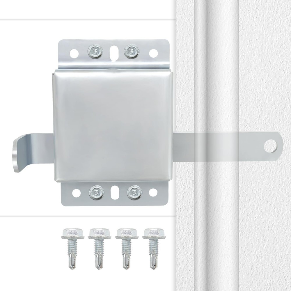 Garage Door Side Lock, Galvanized Steel Inside Deadlock for Vertical Track, H...