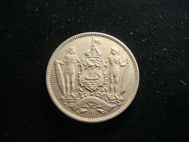 NORTH BORNEO STATE 5 CENT 1938 H.