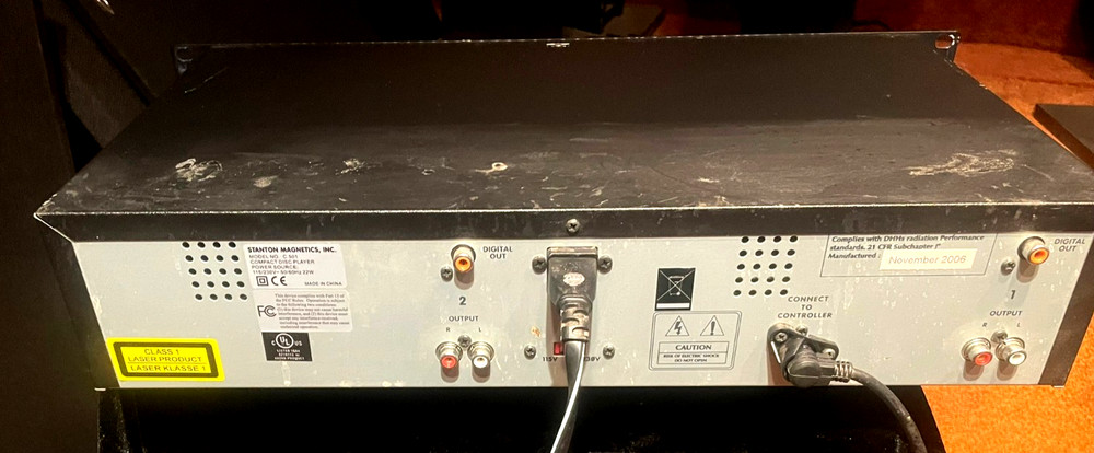 Stanton C.501 Dual Rackmount CD/MP3 player Pre-Owned