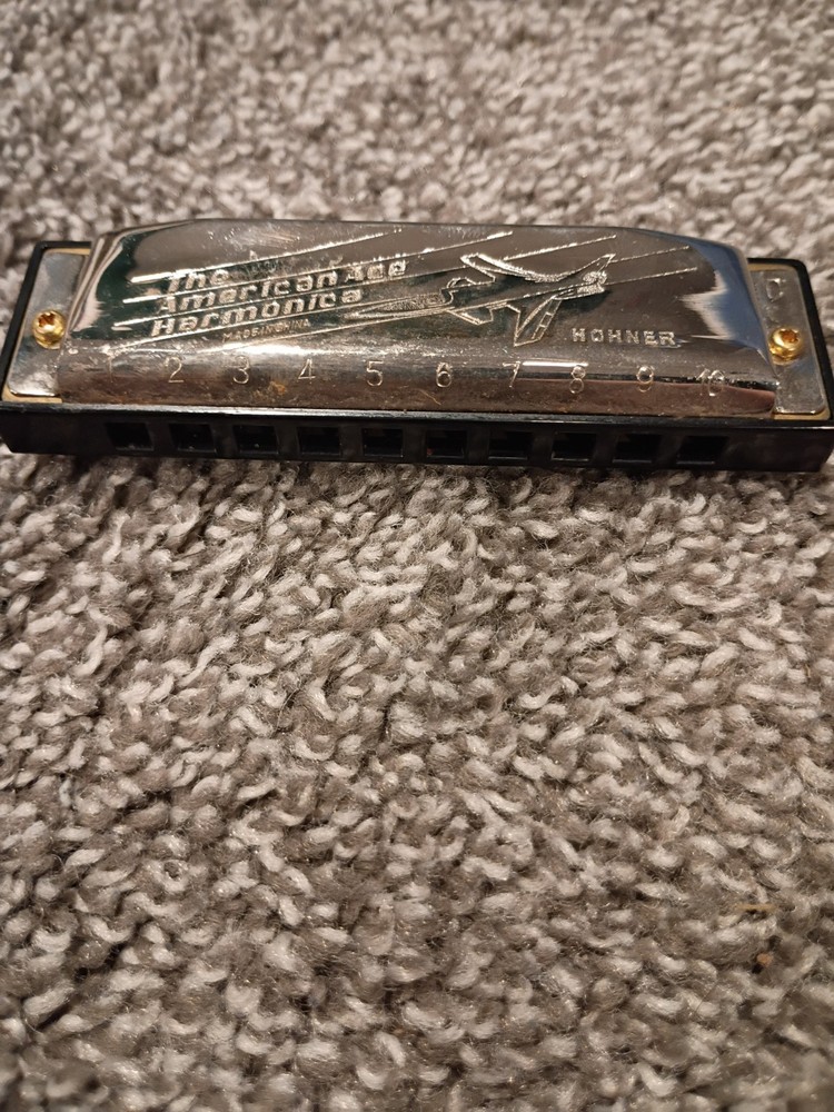 HOHNER Diatonic Harmonica Key C High Polish Chrome Finish with Case