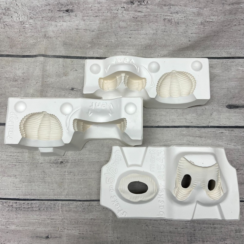 Unbranded Ceramic Casting Mold Bunny Tail And Feet #A-1543