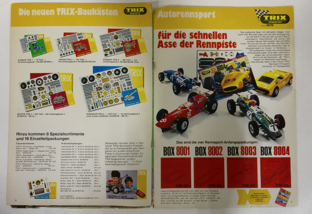 Minitrix 1969 Train Catalog