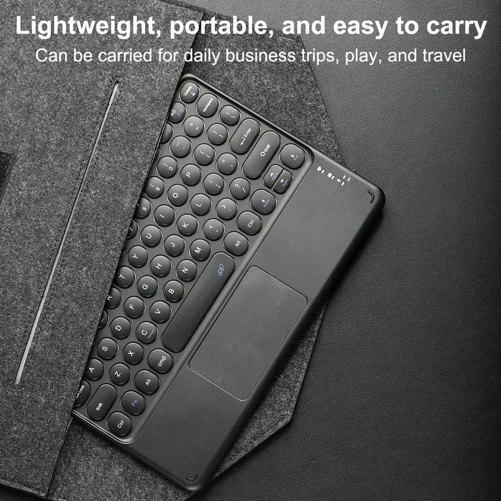 Bluetooth Keyboard 78 Keys Gaming Rechargeable Keyboard Touchpad1065