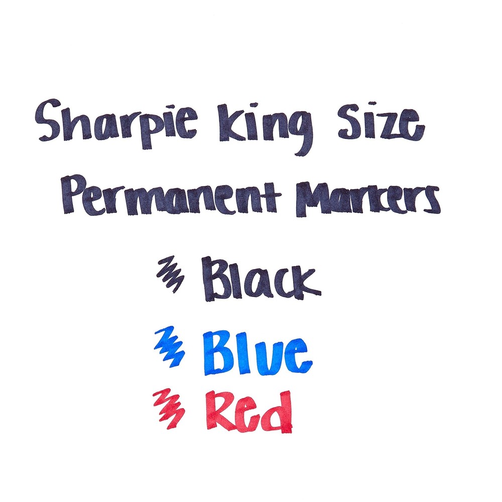 Sharpie Pro King Size Permanent Marker, Black (15101PP)