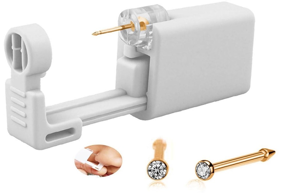 Self Nose Piercing Gun Kit - Easy, Safe, and Stylish Solution