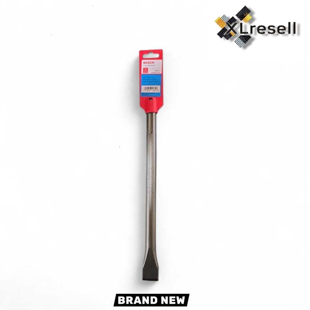 Bosch Hs1911 Hammer Drill Bit 1" X 12"L, Sds Max Flat Chisel Concrete