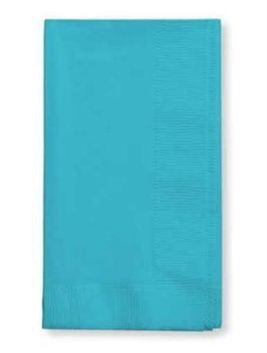 Bermuda Blue Dinner Paper Napkins 50 Pack Blue Tableware Decorations Supplies