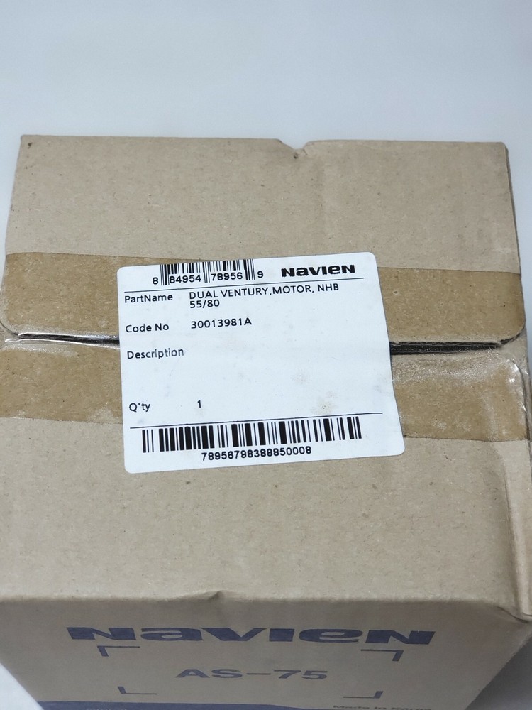 Navien 30013981A Dual Ventury Motor, NHB 55/80 Series Condensing Gas Boiler N£W