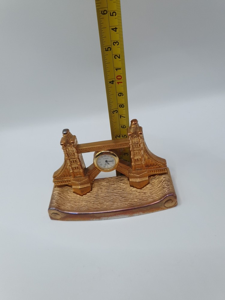 Vintage Tower Bridge Miniature Clock Collectable