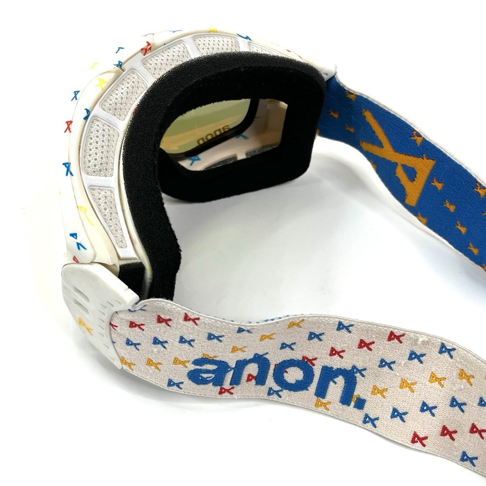 Anon Majestic Women's Ski Goggle White Frame Multi Colored Awareness Flags