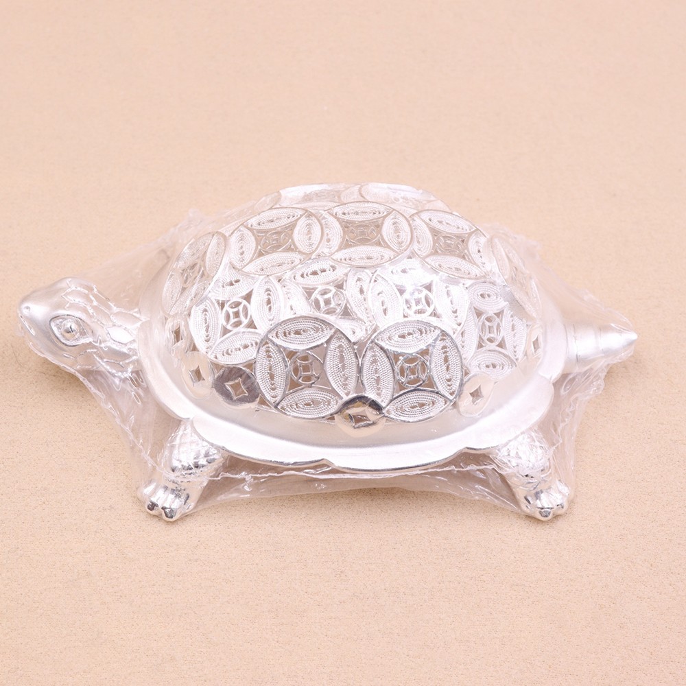 999 Pure Silver Tea Strainer Coin Turtle-Shaped Silver Tea Infuser Silver Filter