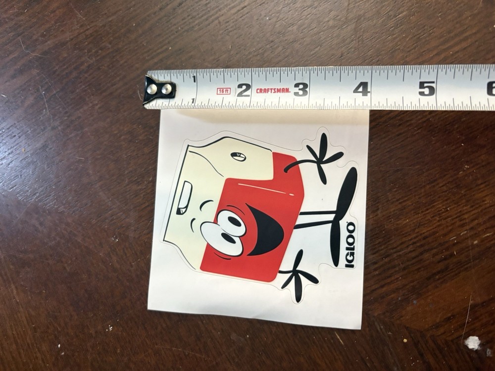 IGLOO Cooler Sticker 3x3