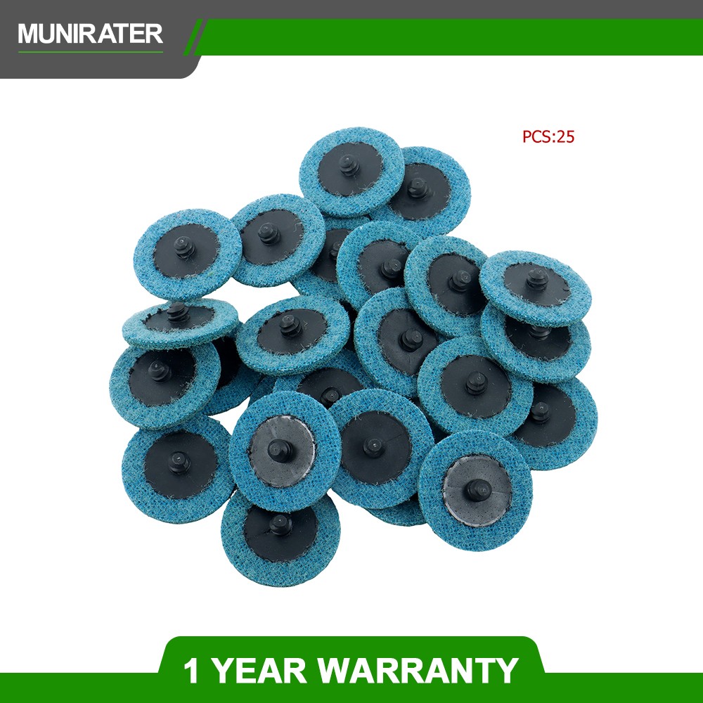 25 Pack Surface Conditioning Quick Change Discs 2" Fine Prep Pad Discs