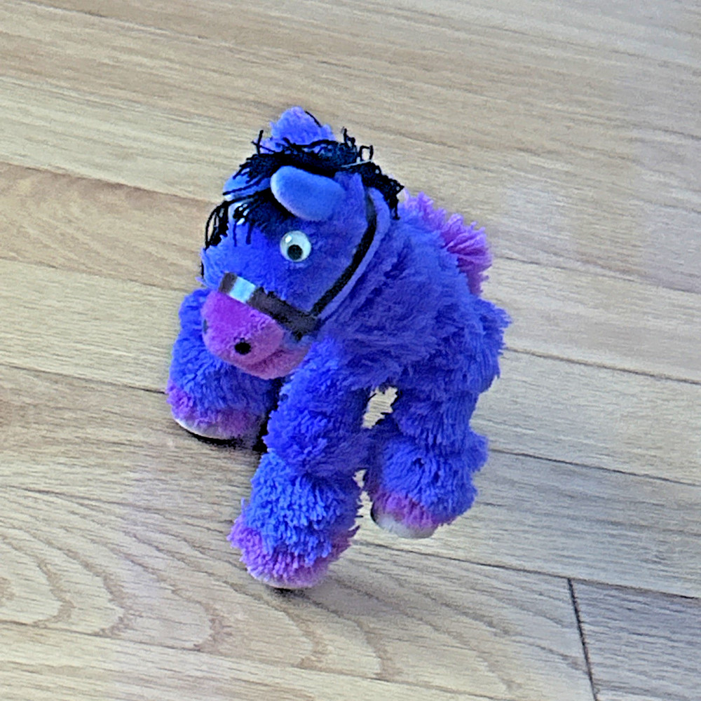 Handmade Plush/Yarn Horse String Marionette Puppet