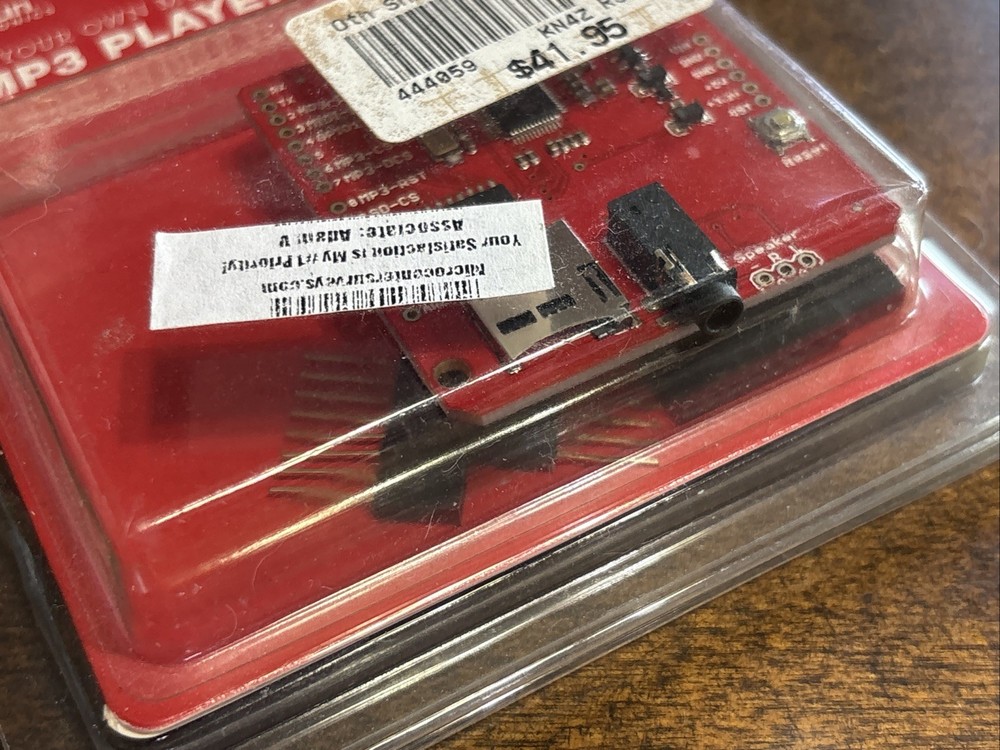 SparkFun DEV-12660 MP3 Player Shield (NEVER OPENED!!!!) Free Shipping