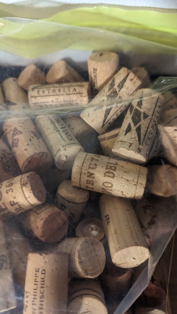 Used Wine Cork Lot Unknown Type Number As Is