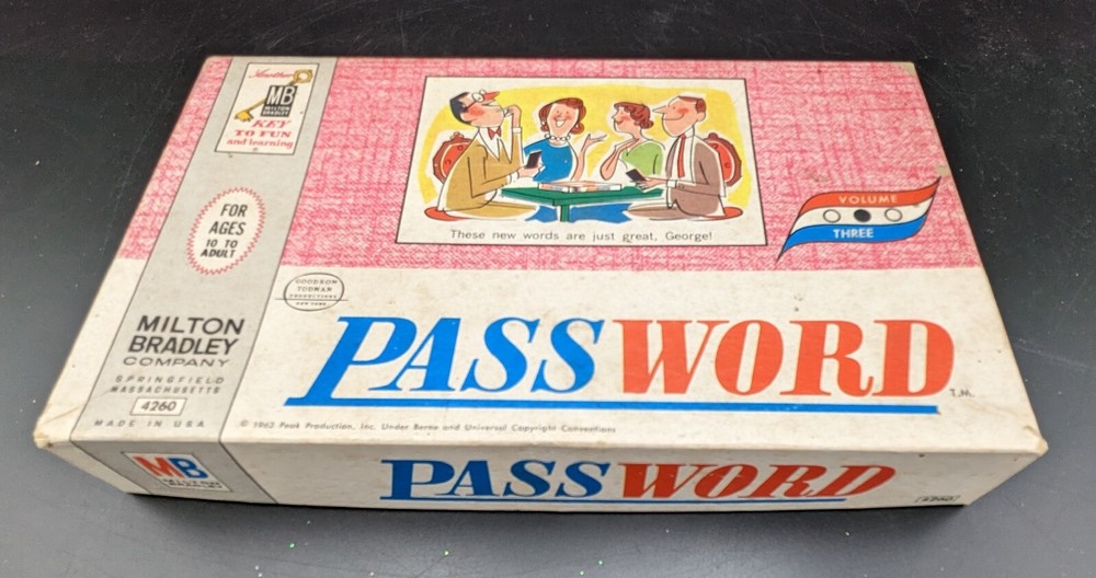 Password Volume 3 Game Vintage 1963 Complete