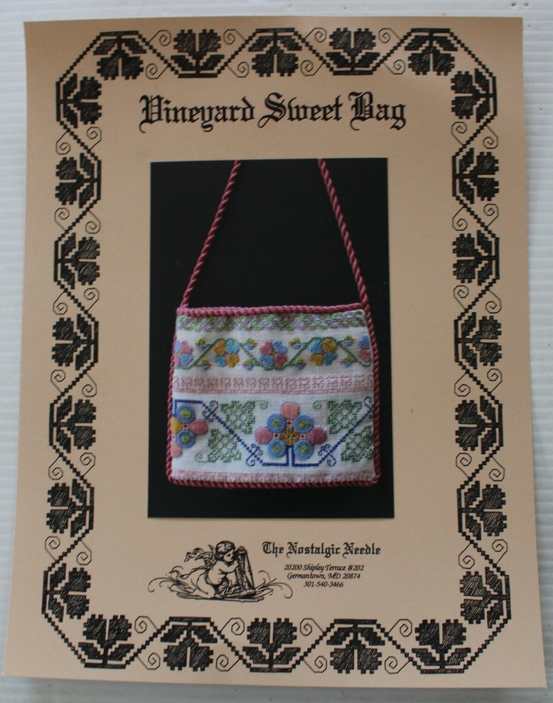 Vineyard Sweet Bag - by Nostalgic Needle