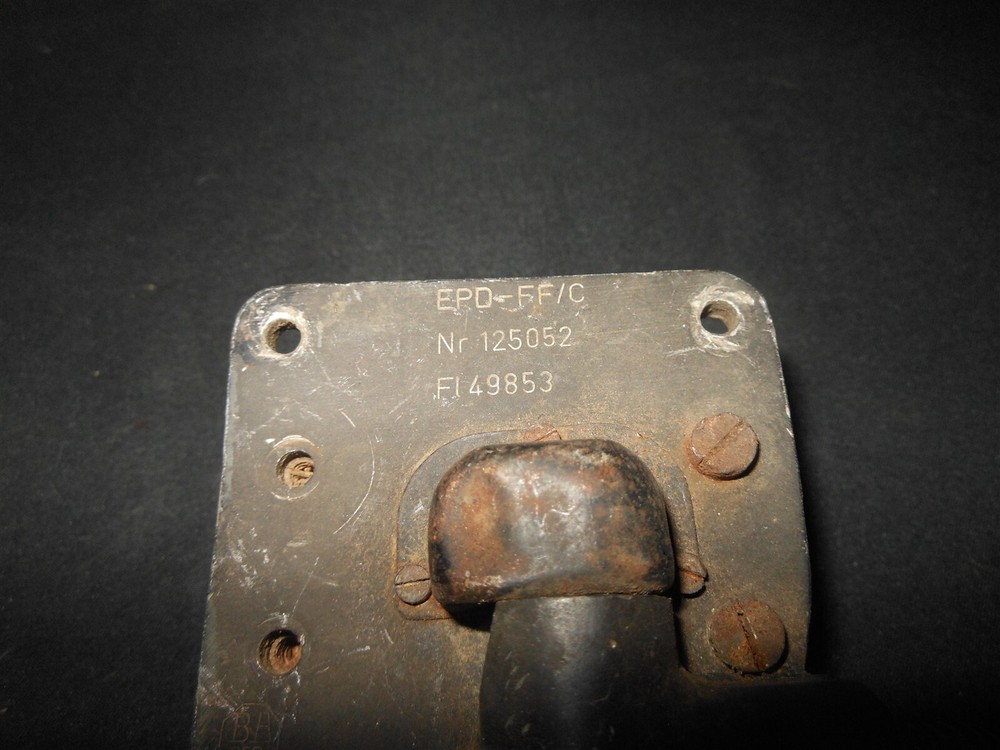 WW2 German Luftwaffe Aircraft EPD-FF - ELECTRICAL PNEUMATIC LOADING VALVE - MGFF