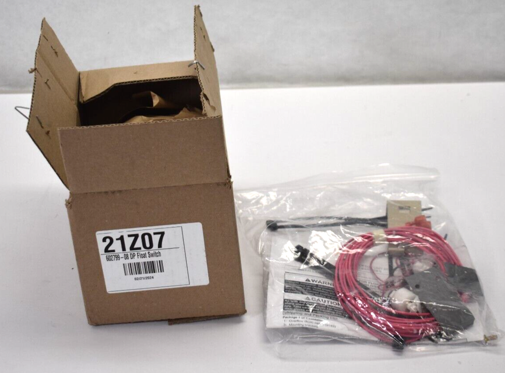 Drain Pan Float Switch Overflow Assembly 602799-08 21Z07 Replacement Unit