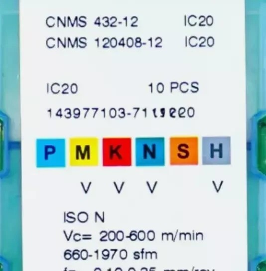 10 PCS ORIGINAL INSERTS ‎‎‎‎‎‎‎‎‎‎‎‎‎‎‎ ‎‎‎‎CNMS 120408-12...