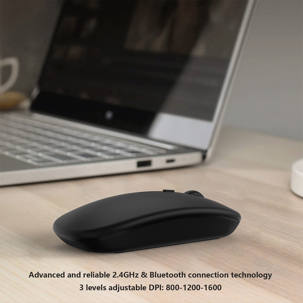 Wireless Bluetooth Mouse for Apple iPad iPhone MacBook Android Samsung Tablet...