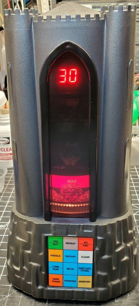 1981 Dark Tower Board Game - Upgrade Brighter Custom Digit Display