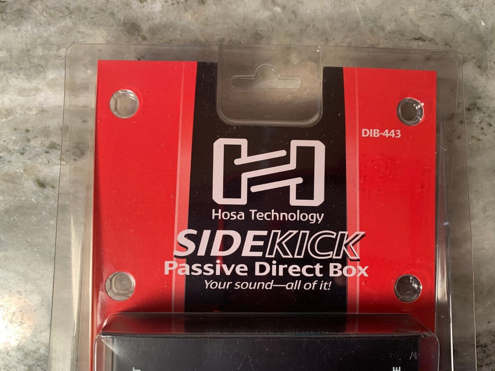 Hosa Technology Sidekick Passive Direct Box DIB-443 NOS FS