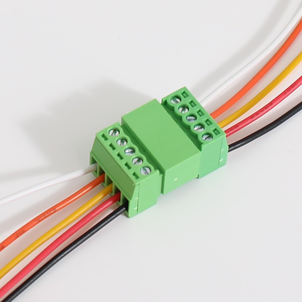 5Set 5P 2.54mm Pitch Screw Terminal Block Pluggable Connector,Pluggable Quick...