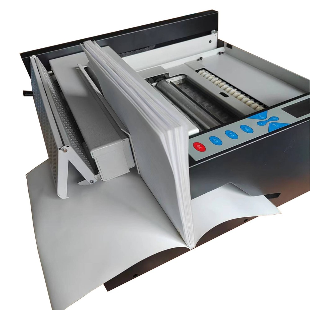 110V Book Binding Glue Binder Upgrade Perfect Binding Machine with LCD Screen US