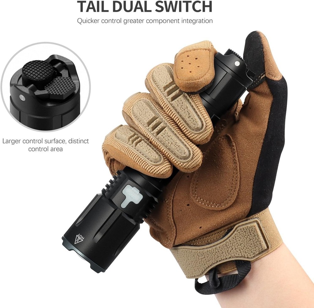 Feyachi FL26 2000 Lumens M-lock Tactical Flashlight