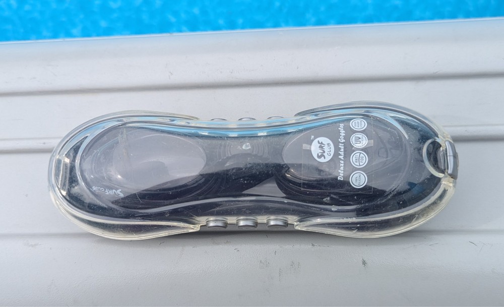 Black Swim Goggles, by SURF CLUB