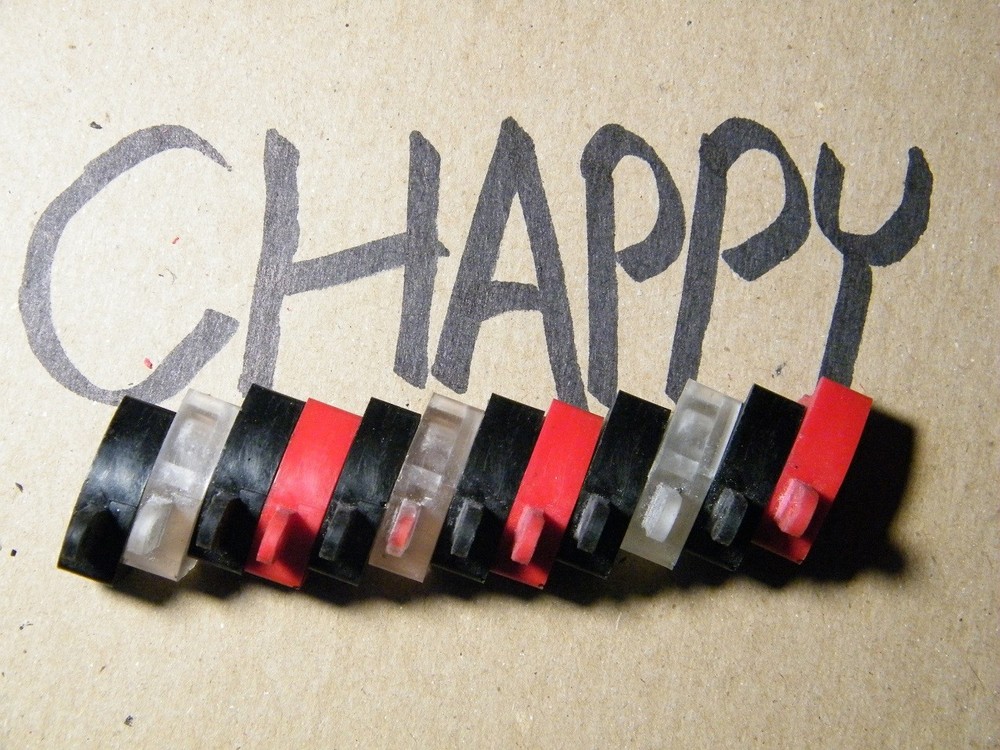 Yamaha Chappy headlight beam  switch contact shuttle.