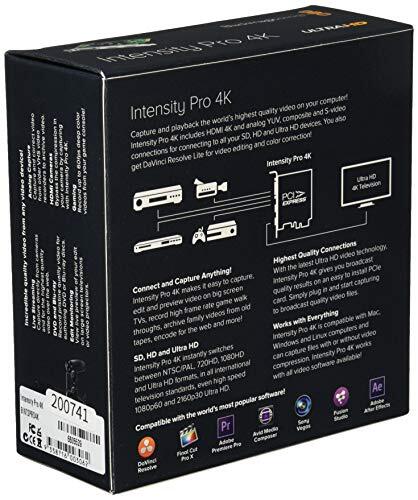 Blackmagic Design Capture Card Intensity Pro 4K HDMI for Linux, Windows 003062