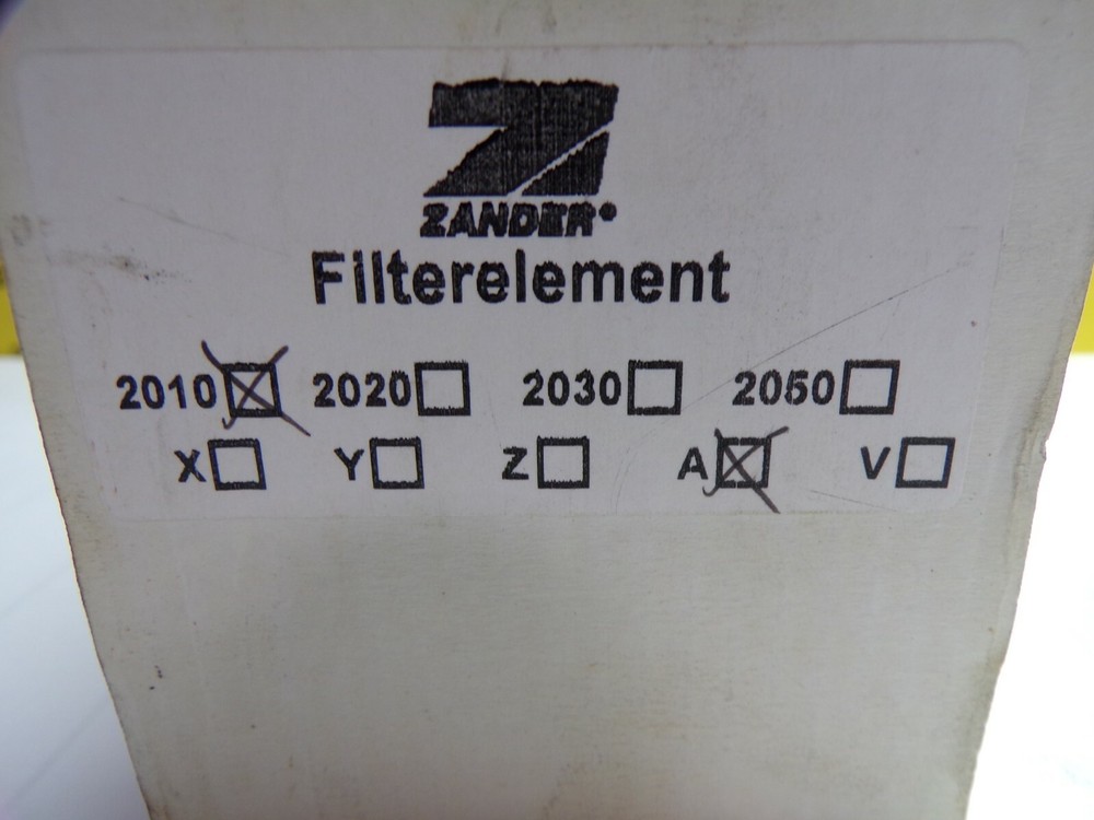 NEW ZANDER IN-LINE FILTER ELEMENT 2010A