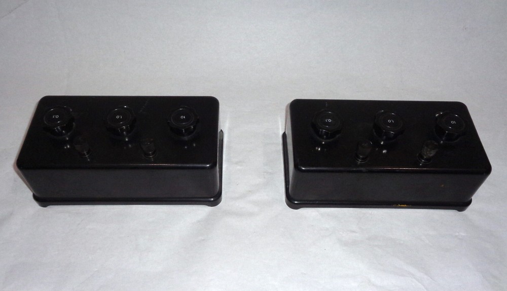 Sargent-Welch Decade Resistor Box 0.1, 1, 10 Ω Ohm