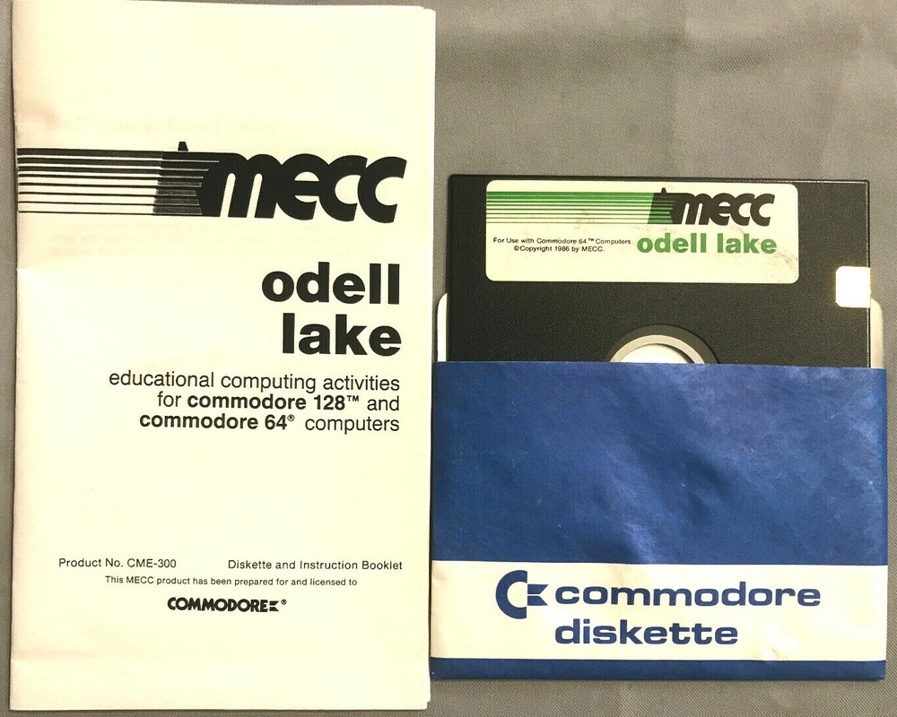Odell Lake 5.25" disk Commodore 64 MECC
