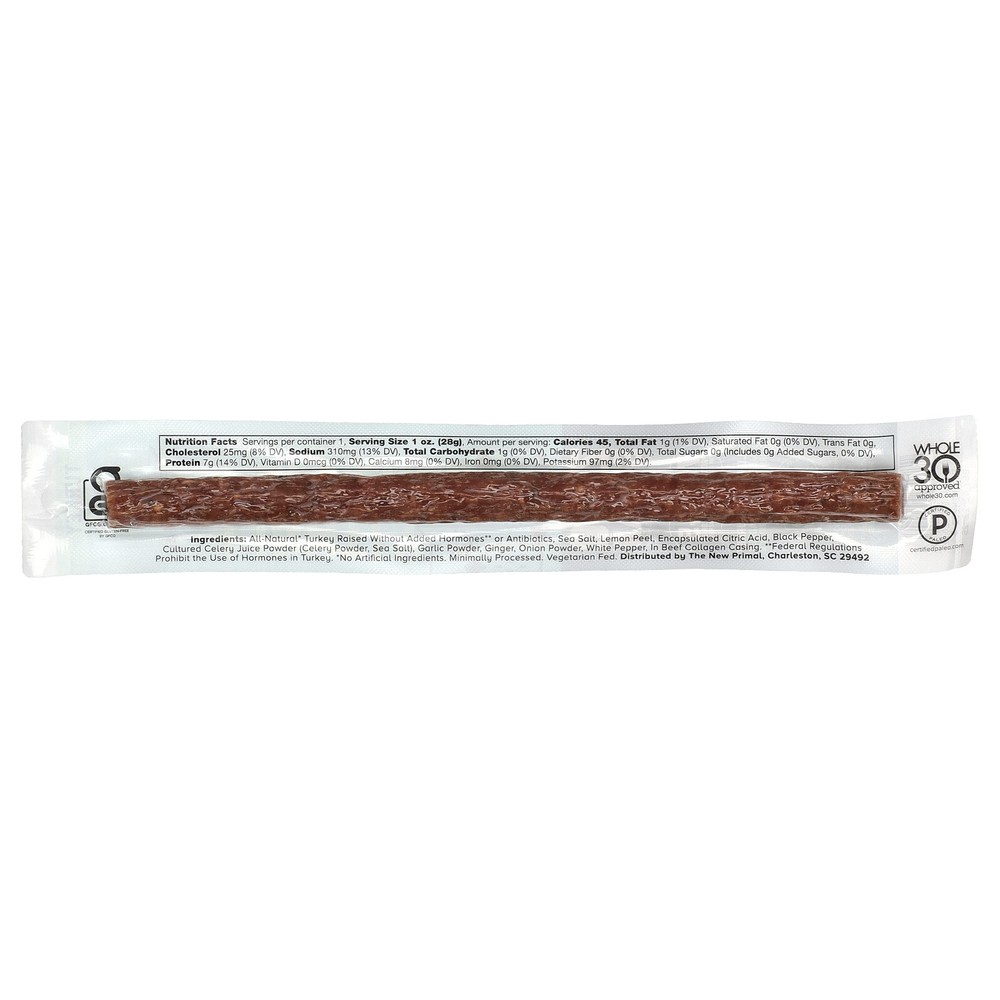 Turkey Stick, Lightly Peppered, 1 oz
