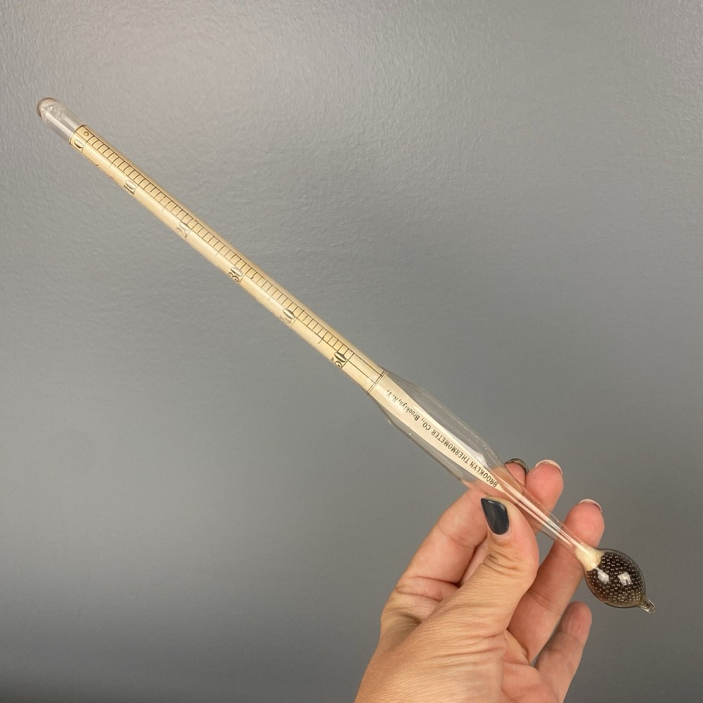 Brooklyn Thermometer Hydrometer For Heavy Liquids