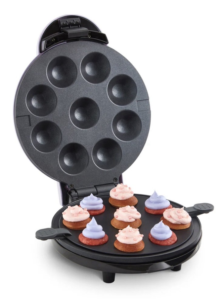 DASH EXPRESS MINI CUPCAKE MAKER Makes 9 1 1/4 Mini Cupcakes