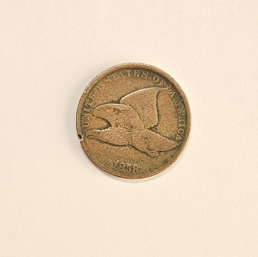 1858 Flying Eagle Cent Small Letters