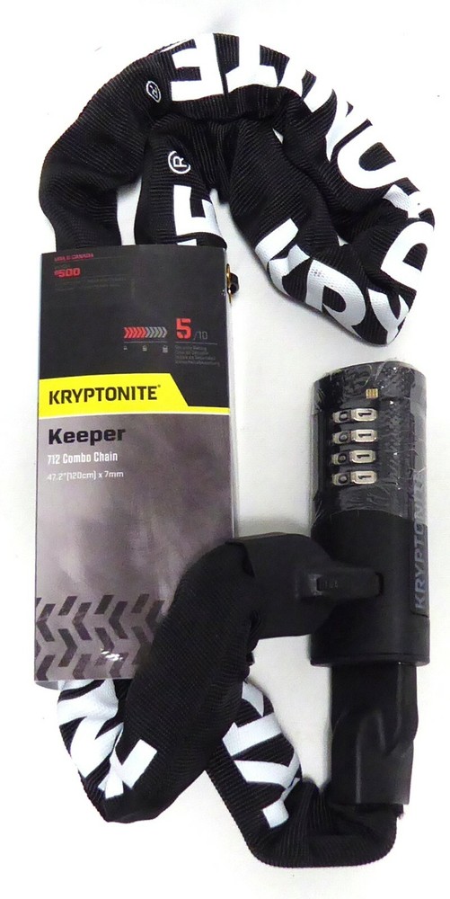 Kryptonite Keeper 712 Combo Lock, 120cm