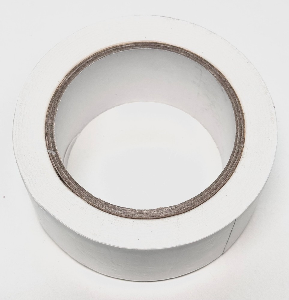 Solid SPVC Vinyl Colored Tape Seconds 2" x 36yds White