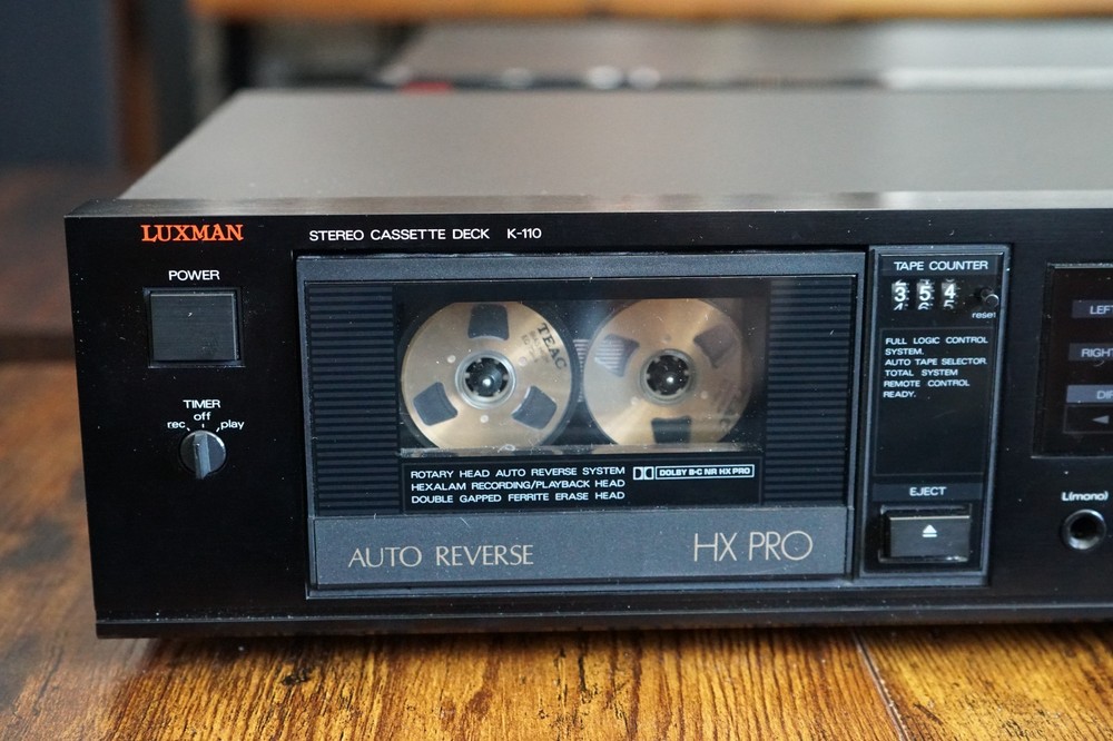 Luxman K-110 Stereo Cassette Deck - Excellent - Working