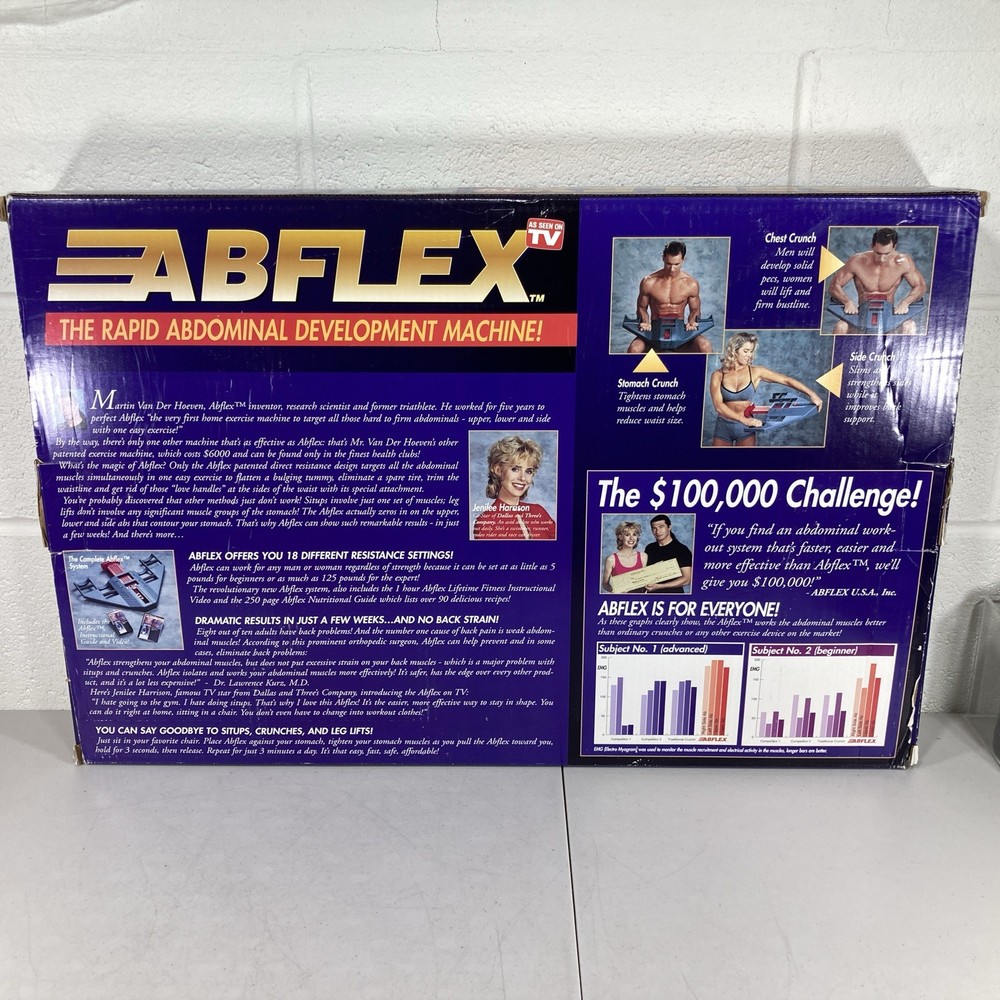 1990s ABFlex Rapid Abdominal workout Development Machine AB Flex As Seen on TV